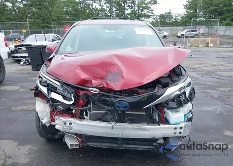 2021 Toyota Sienna Platinum из США, поврежденный, VIN 5TDERKECXMS016865